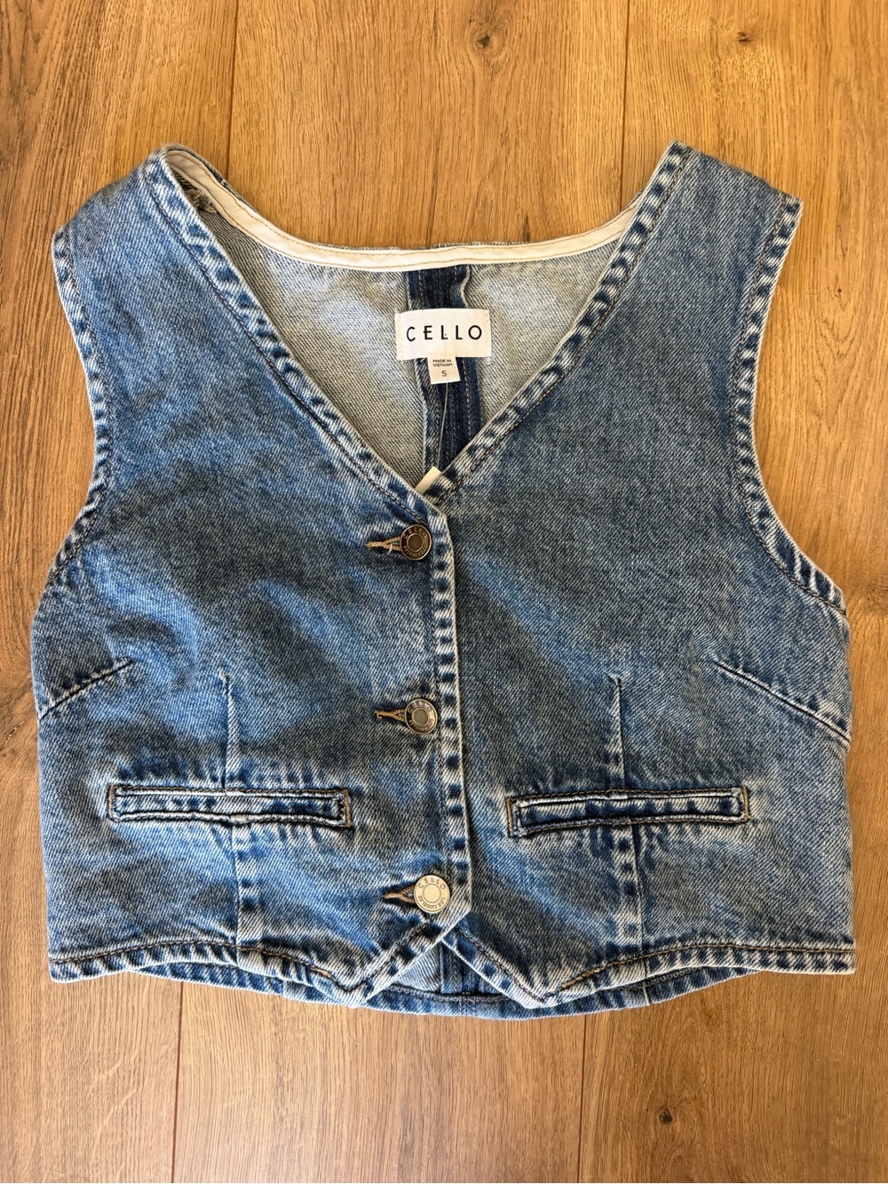 Denim vest
